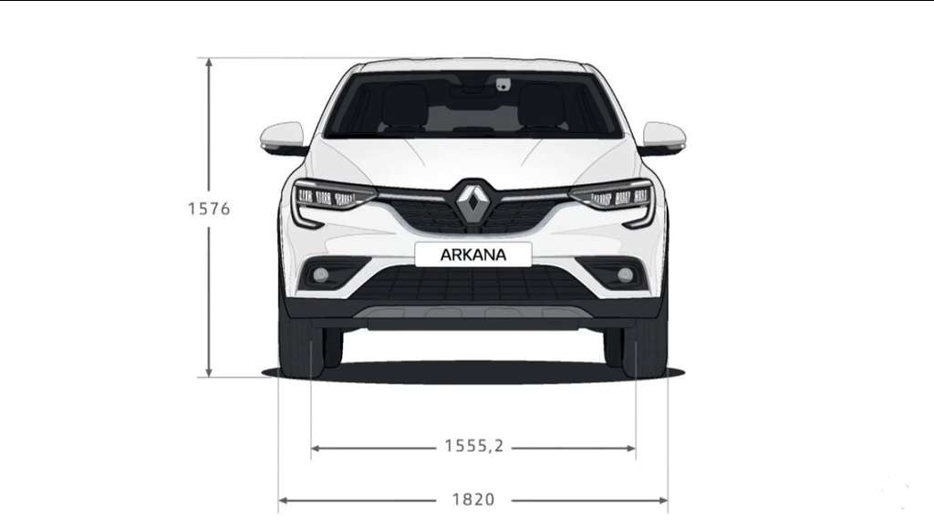 Renault arcana шины типоразмер